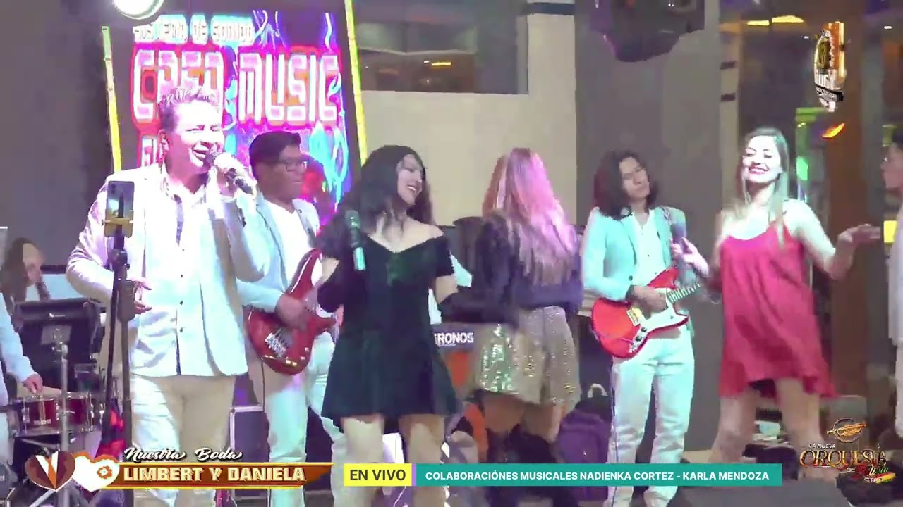 LA NUEVA ORQUESTA - RECUERDITOS EN VIVO (COLABORACION MUSICAL - NADIENKA CORTEZ)
