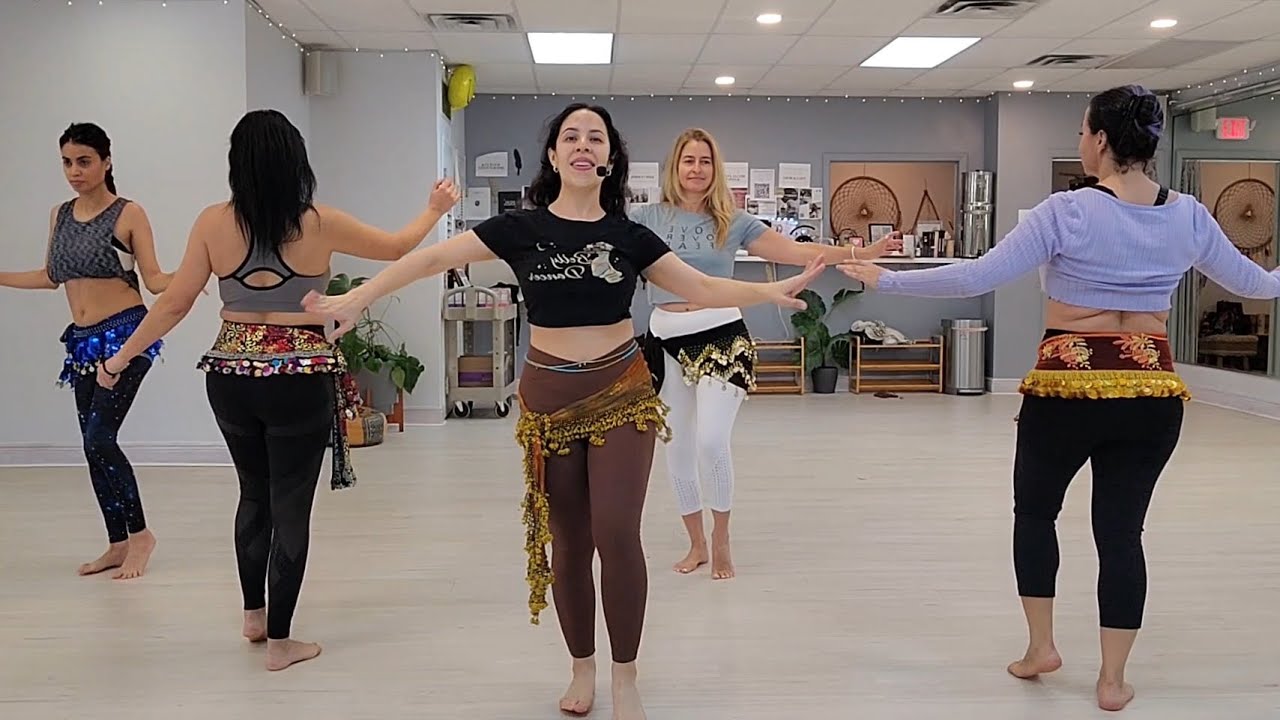 Raw Belly dance class fun!