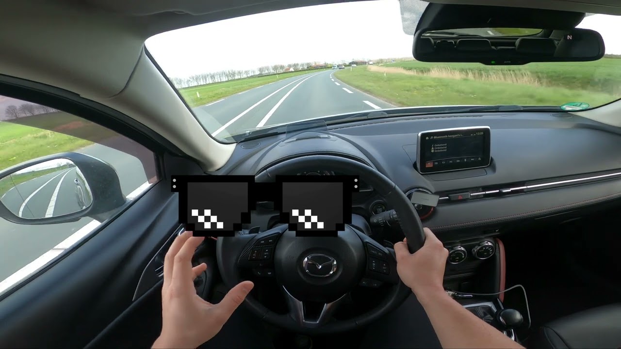 racing my car - public highways - GoPro Headband strap *MUST WATCH*