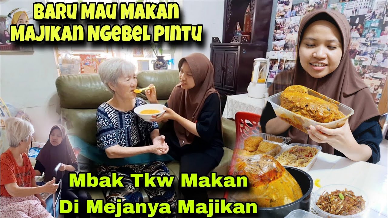 BARU MAU MAKAN TIBA2 MAJIKAN DATANG‼️NGEBEL PINTU 
