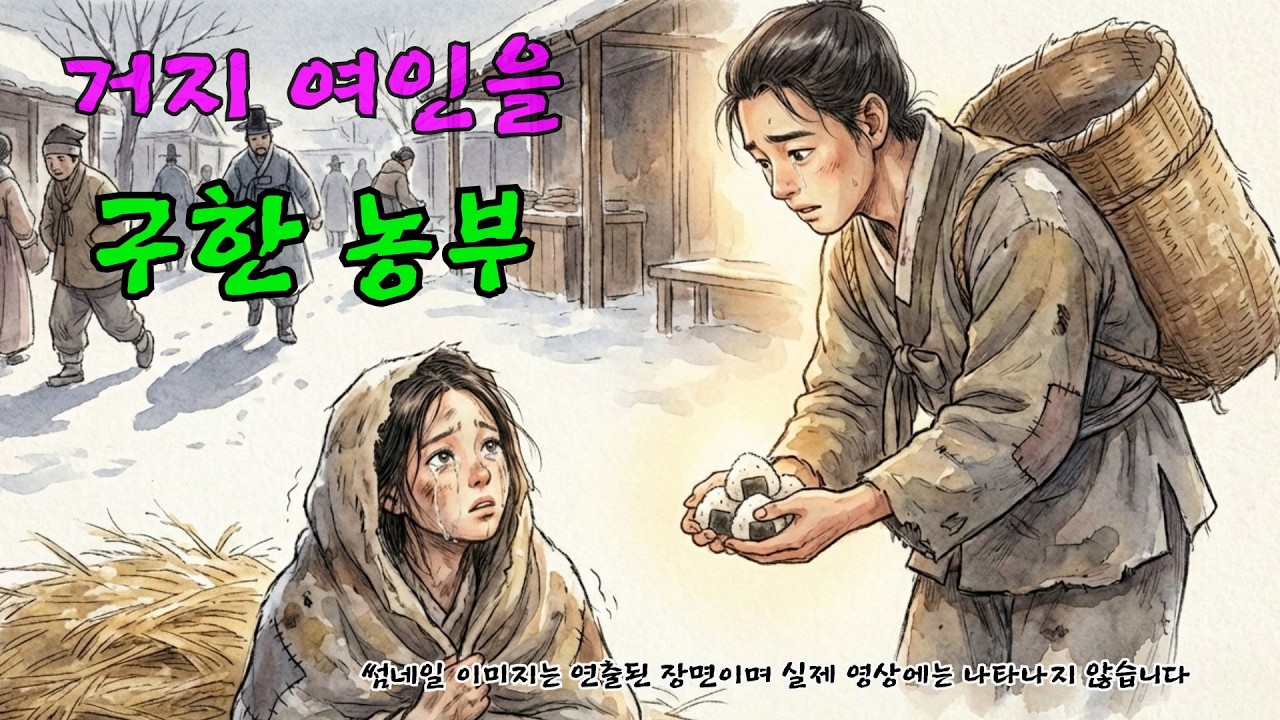 눈보라 속에서 거지 여인을 구한 가난한 농부, 그녀의 놀라운 진짜 정체와 통쾌한 인과응보 사이다 반전 결말 ㅣ옛날이야기 ㅣ민담 ㅣ오디오북ㅣ전설ㅣ설화 ㅣ야담