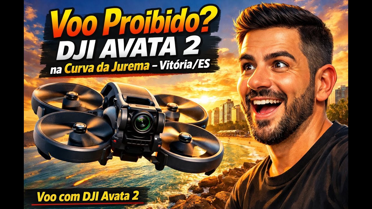 ✅ Voo Proibido? DJI Avata 2 na Curva da Jurema – Vitória/ES