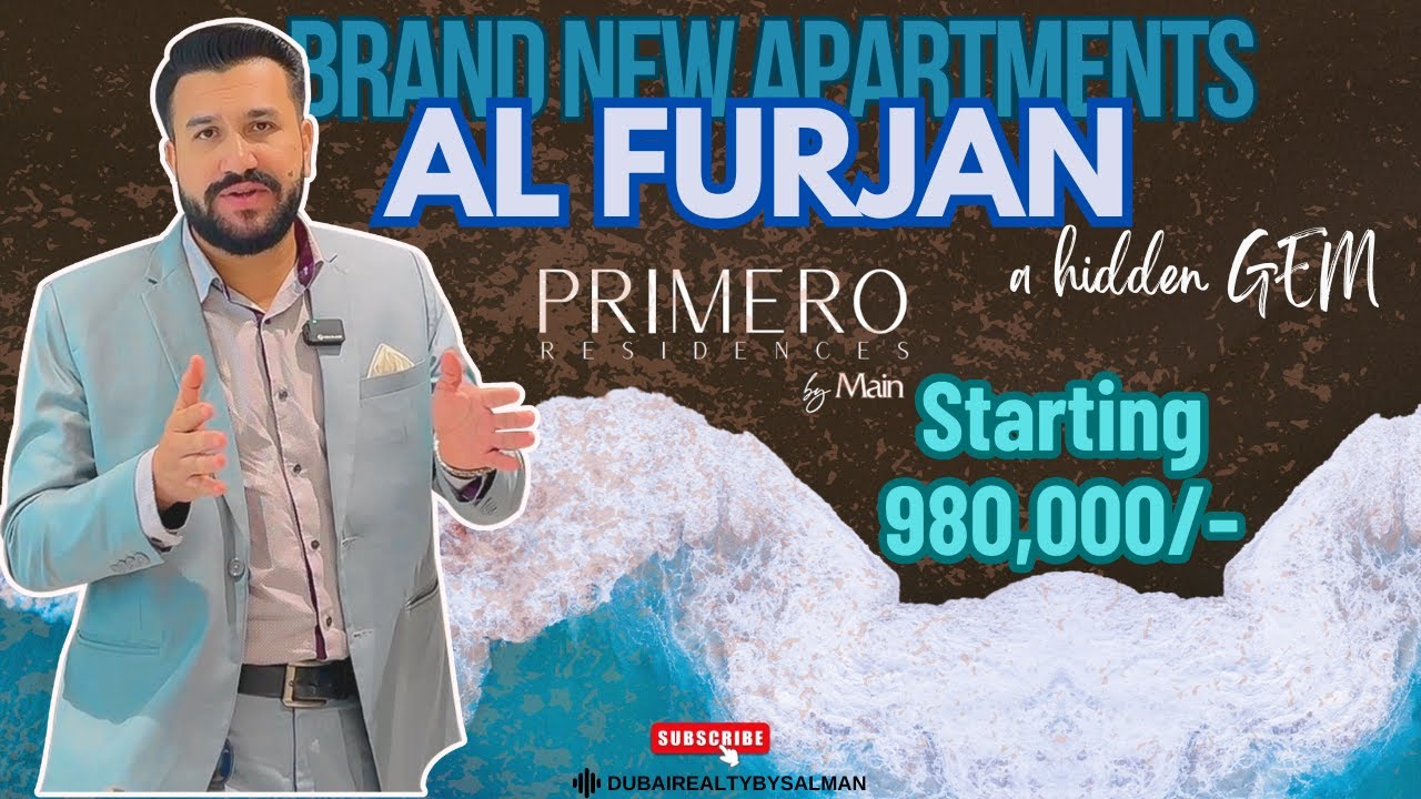 Brand New Project revealed in Al Furjan | Primero Residences by Main Realty | Dubai Realty by Salman
