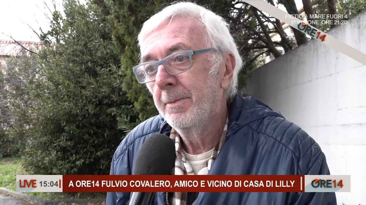 Fulvio Covalero, amico e vicino di casa di Lilly - Ore 14 del 28/02/2024