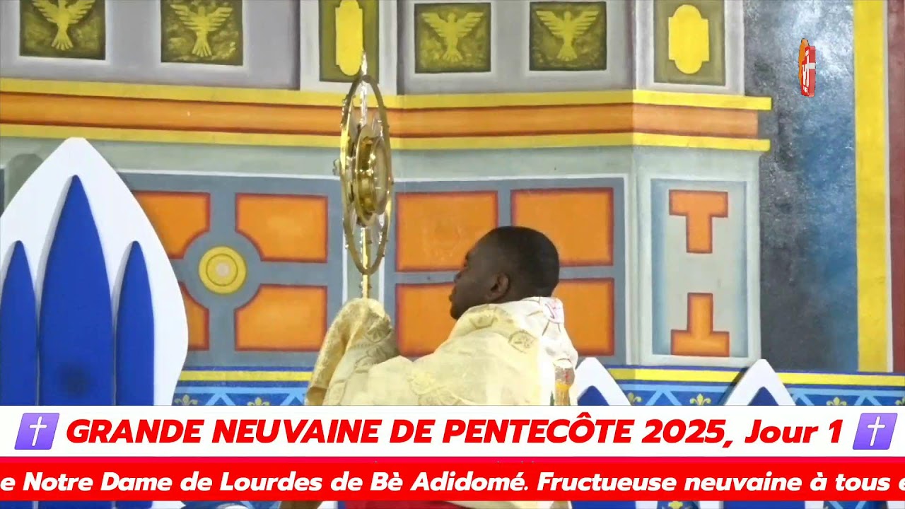 Grande neuvaine de pentec&ocirc;te 2025 1er jour R.P. jean Baptiste ALADE