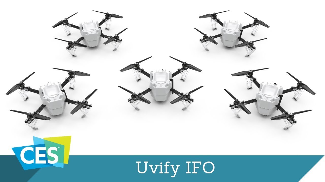 CES 2019 - Uvify IFO - Choreography Drones