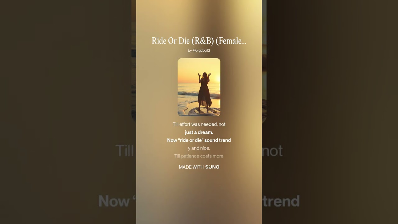 Ride Or Die (R&B) (Female) | Verman Bedessee and BDC A.I.M. Band