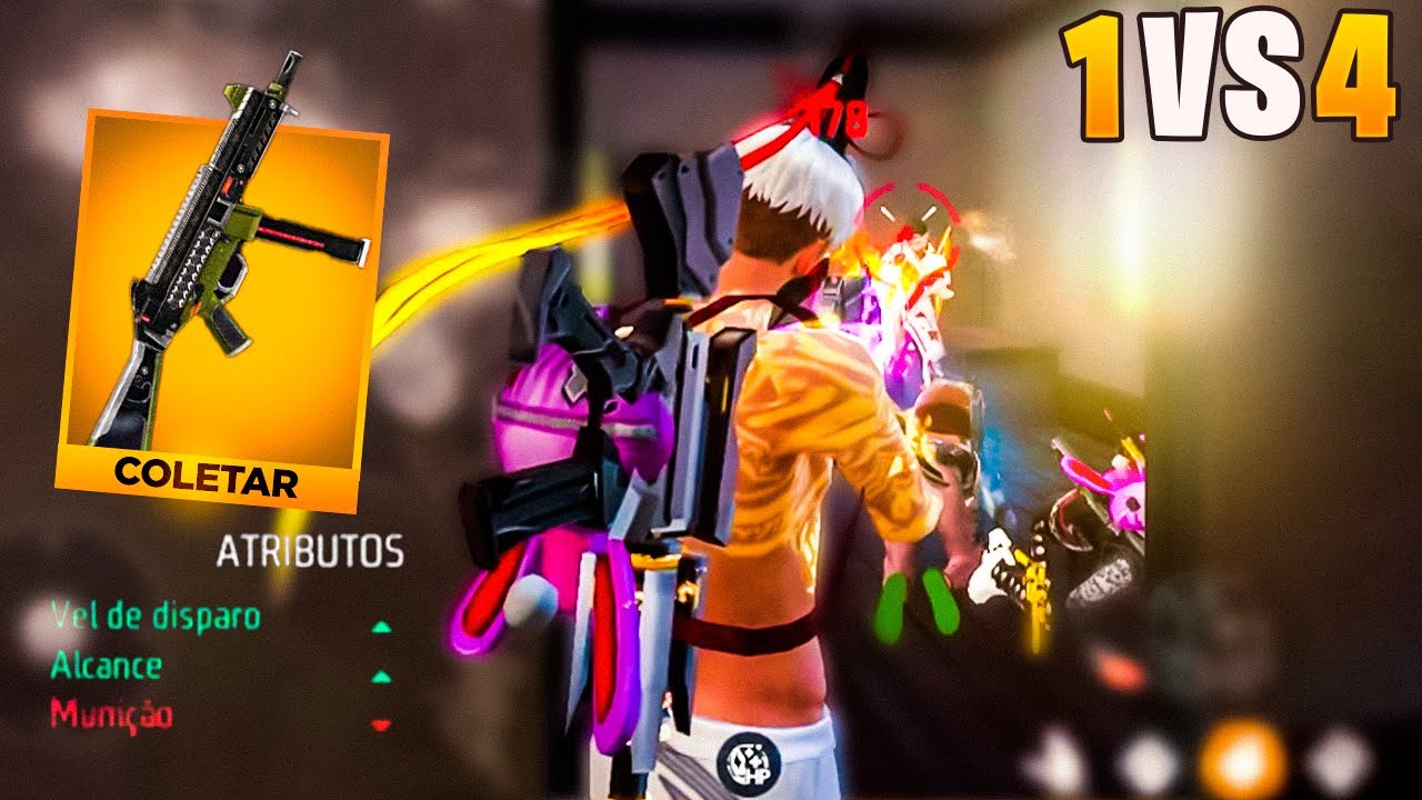 A NOVA UMP ATRIBUTADA É MUITO FORTE E EU TESTEI ELA NO RUSHADÃO SOLO VS SQUAD