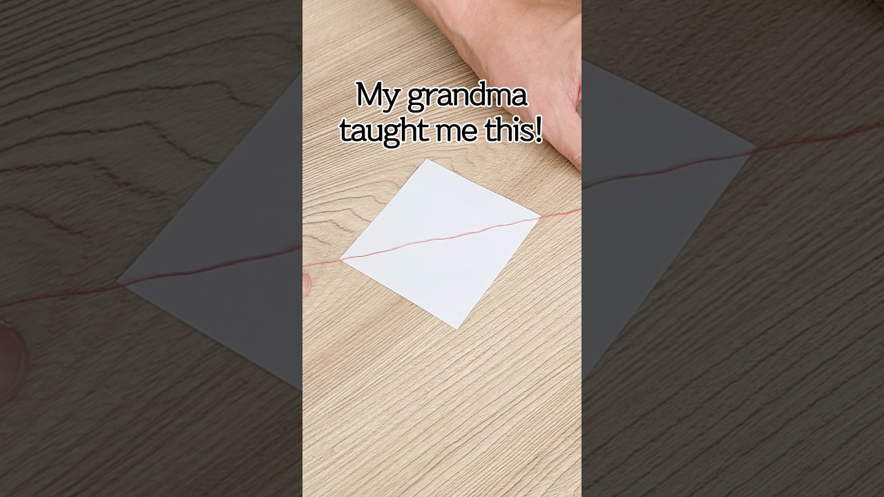 Thread a Needle Easily with Just a Piece of Paper!