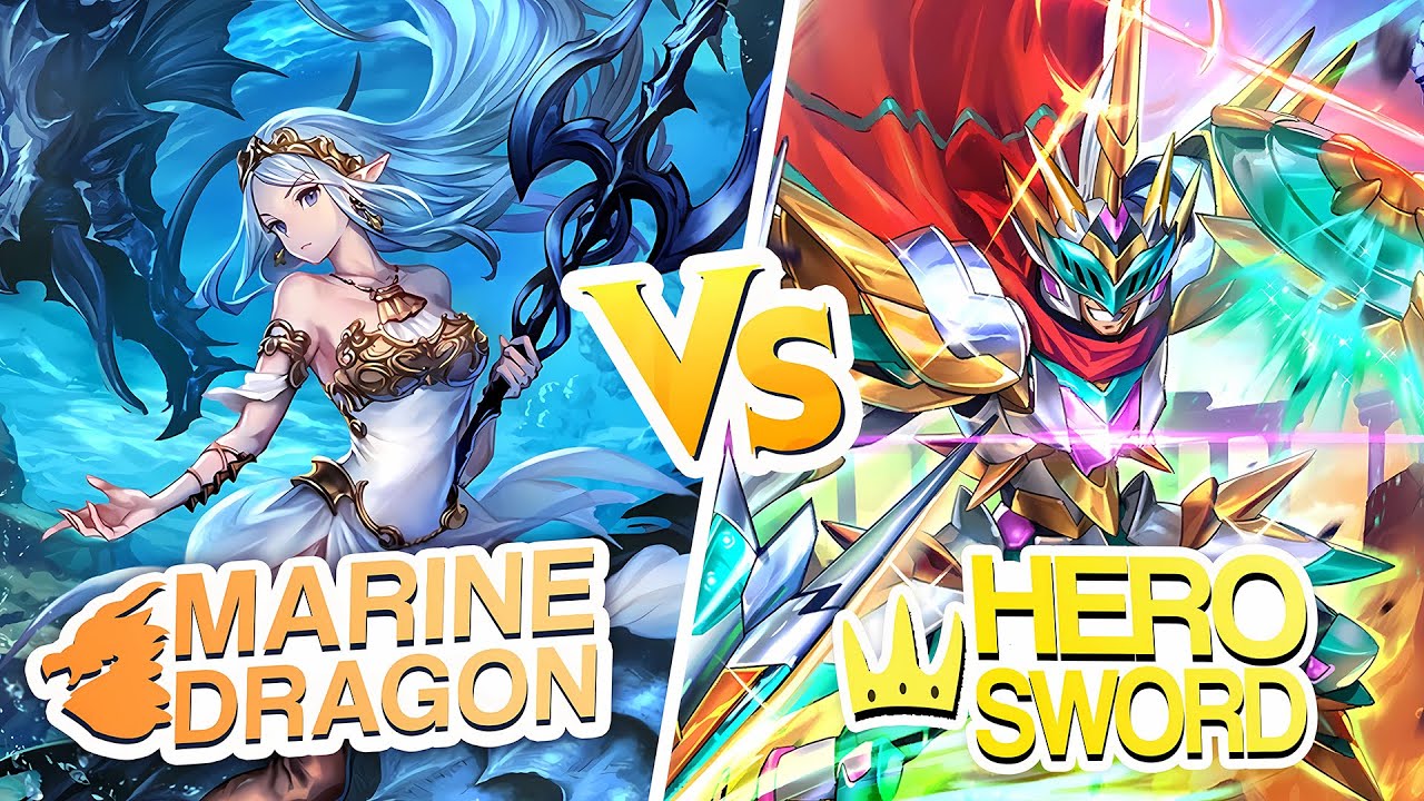 Showdown! MARINE DRAGON (DRAGONCRAFT) vs. HERO SWORD (SWORDCRAFT) | SHADOWVERSE EVOLVE