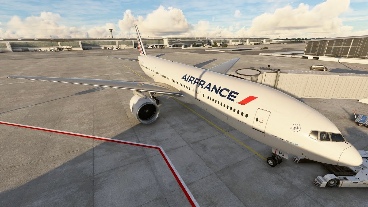 | LKPR 🛫 -🛬 LFPG | 777-200ER GE | PMDG |