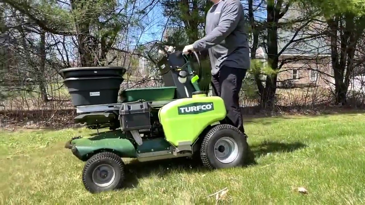 Slow Motion Application on Turfco T3100 #shorts #shortsvideo #shortsyoutube