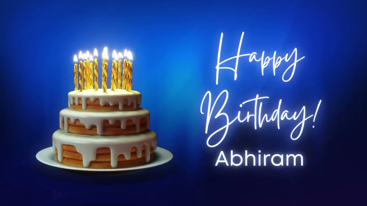 Abhiram Birthday Wishes | Happy Birthday RishiRam | Birthday wishes whatsapp status