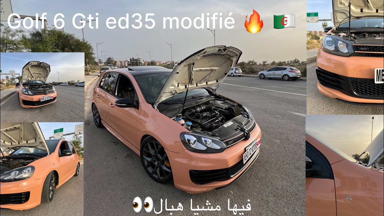 Golf 6 Gti ed35 modifié 🔥🇩🇿 جربناها في الطريق الجزائر فيها مشيا هبال اللعب والصوت