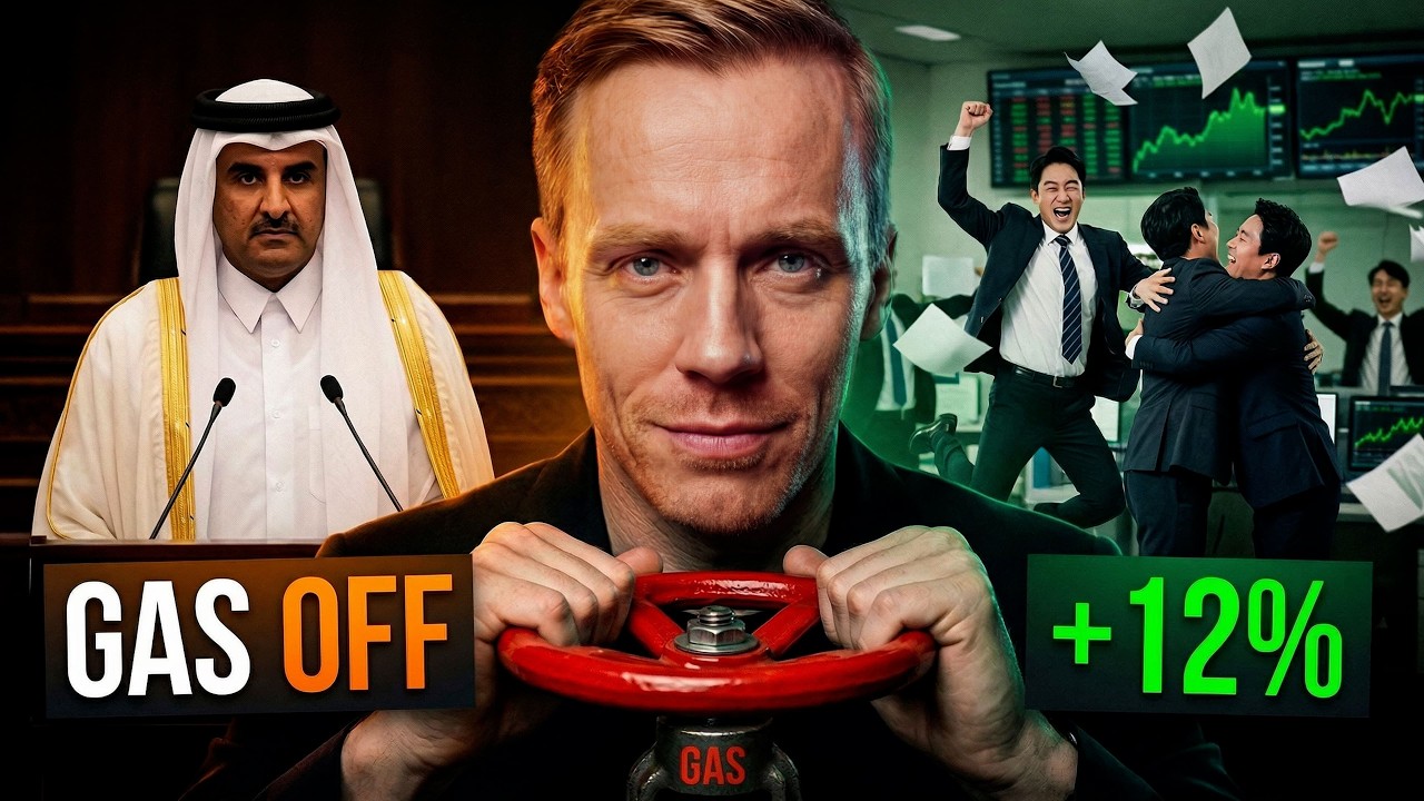 MY NEXT ENTRY. QATAR CUTS EUROPE'S GAS. SOUTH KOREA UP 12%