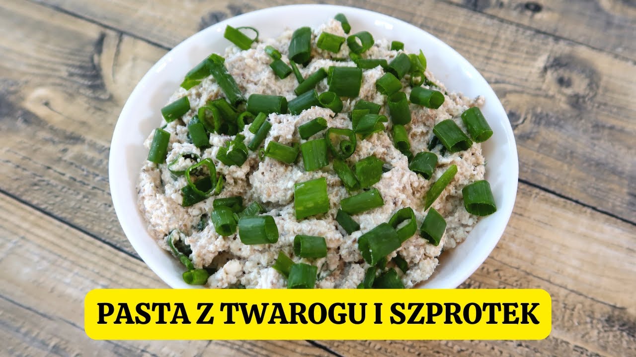 Niebanalna Pasta z Twarogu i Szprotek - Idealny Pomysł na Smaczne Kanapki!