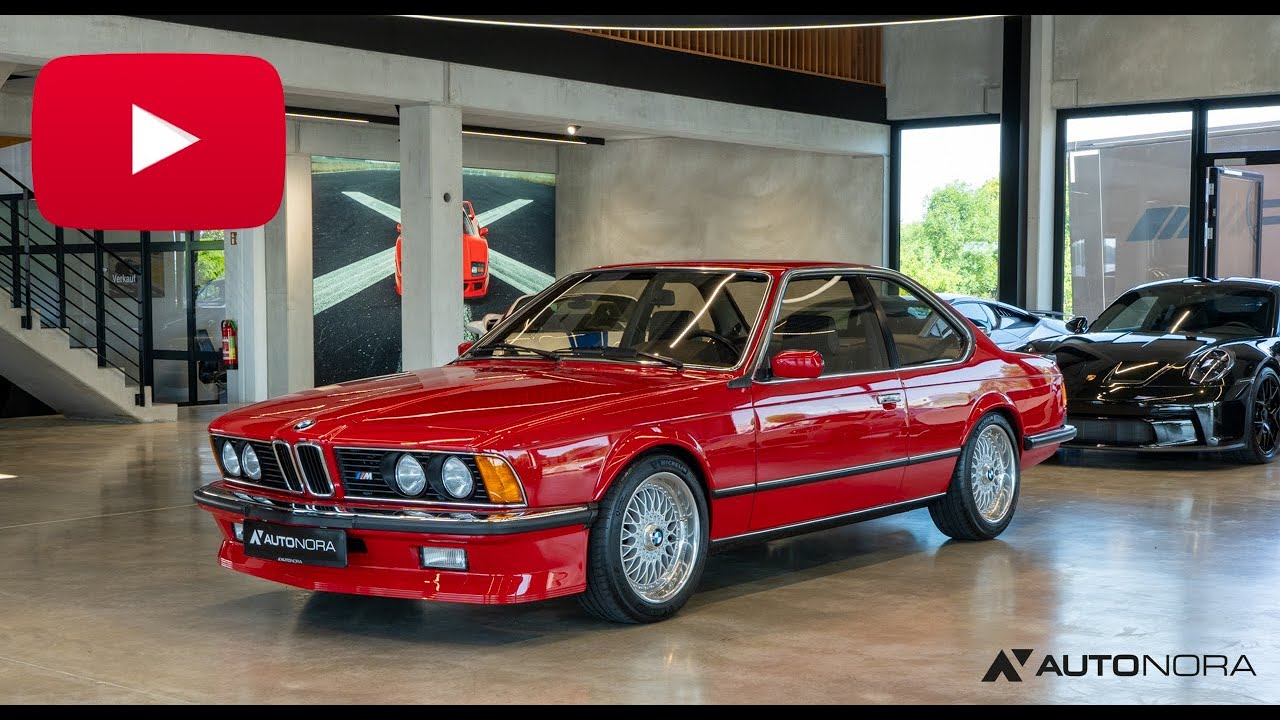 BMW M 635 CSI in Zinnober-Rot