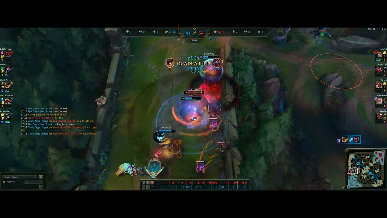 Insane Ziggs Teamfight (Game Winning Play)