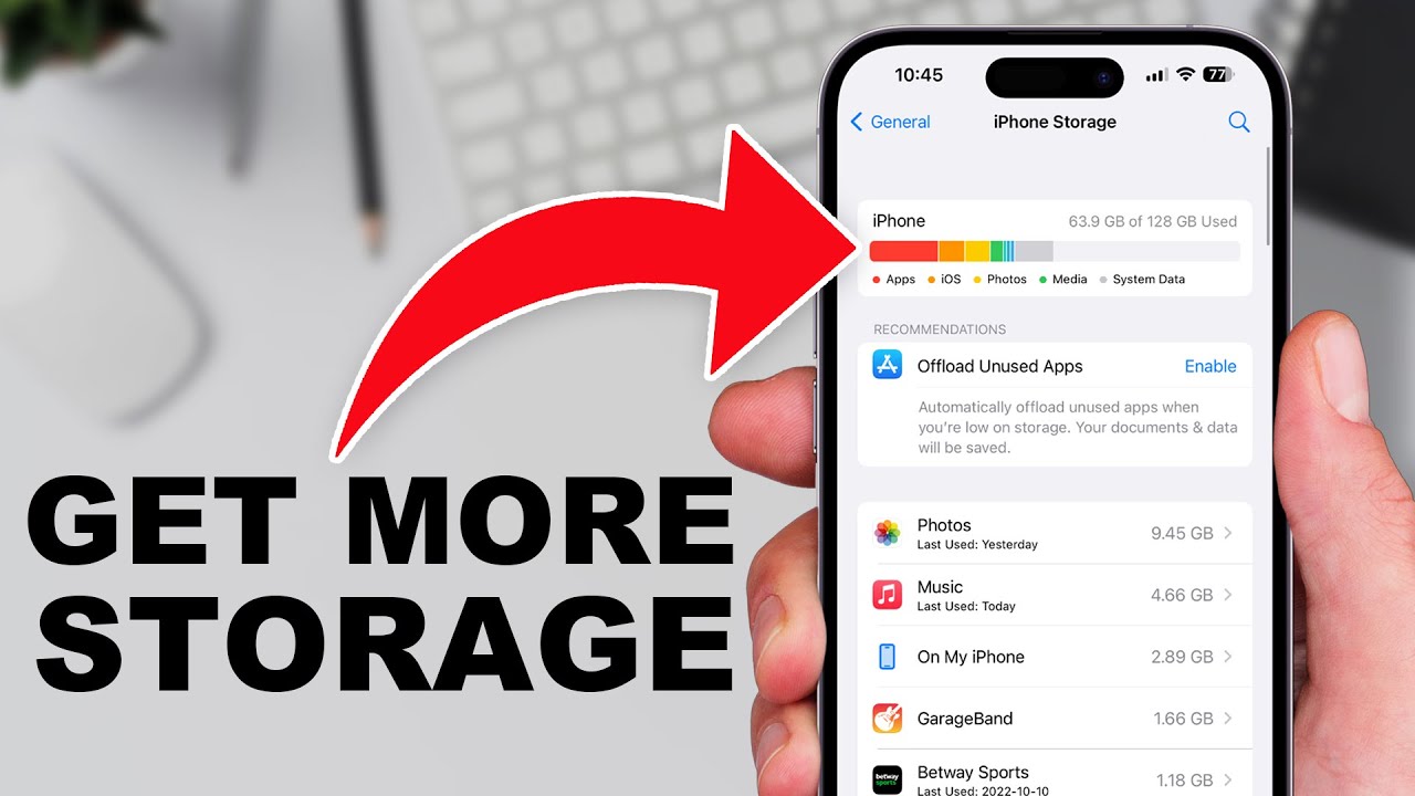 Как получить больше памяти на iPhone!