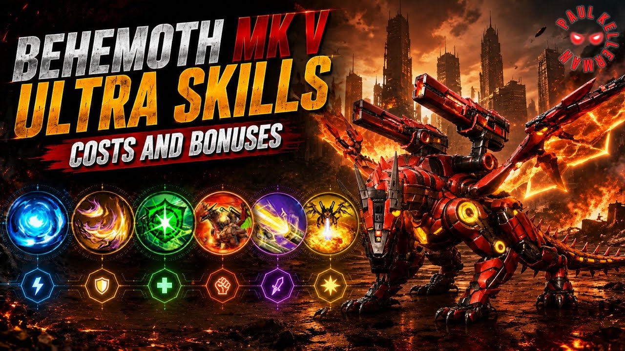 State of Survival: Behemoth MK V Ultra Skills - Costs and Bonuses