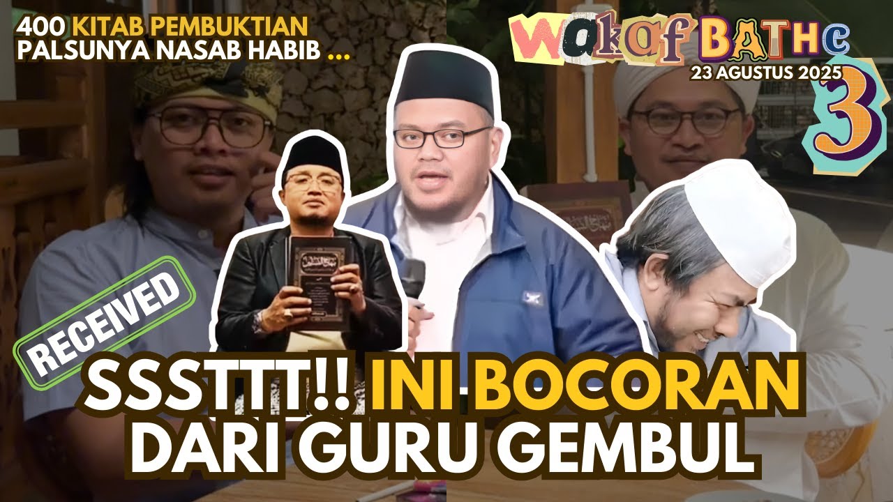 KYAI MADURA AKUI NASAB HABIB MEMANG GAK ADA CATATANNYA🤭🤣  BATCH 3 WAKAF MINHAJUNNASABIN W/ KYAI IMAD