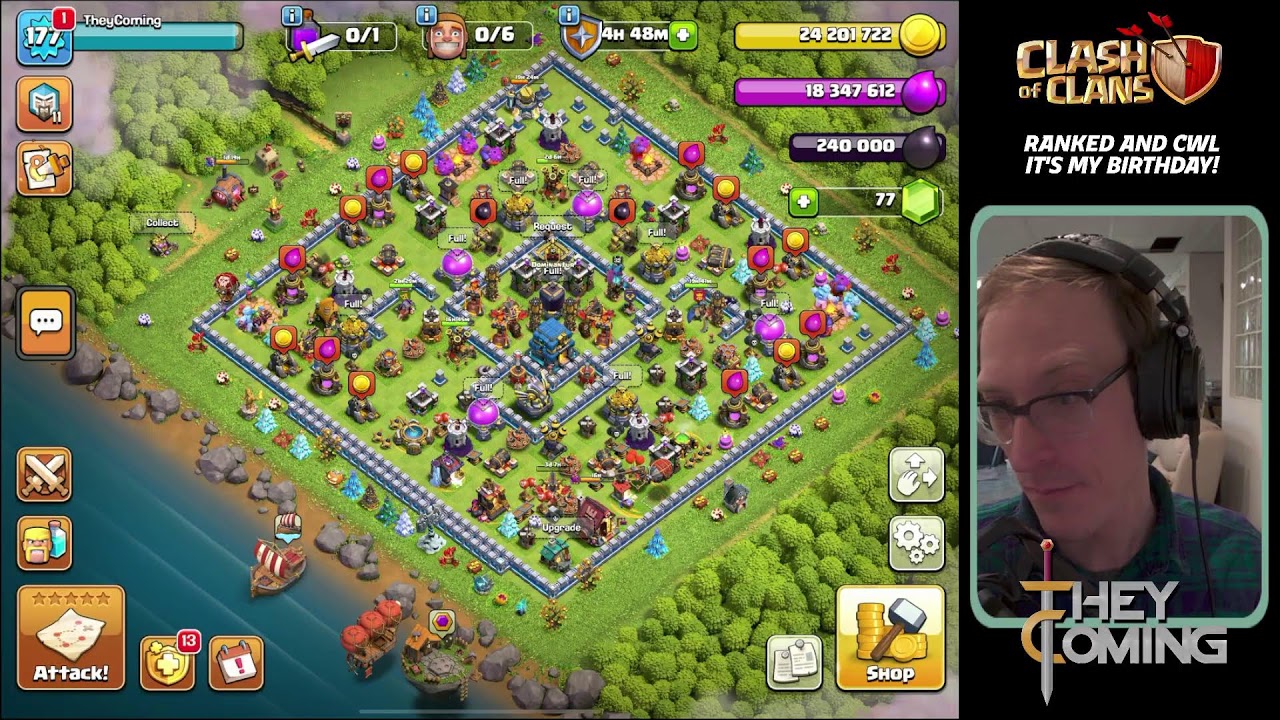 HAPPY BIRTHDAY to TC - Ranked + CWL in Clash of Clans