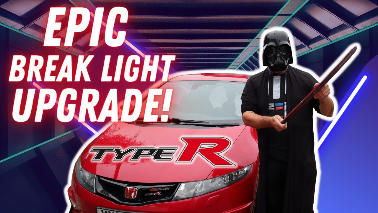 DAZ R FLASHES HIS REAR! (Brake Lights) | Fitting Upgraded FN2 Type R High Level Brake Light + Decal