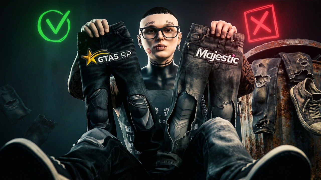 СРАВНЕНИЕ ОДЕЖДЫ ГТА 5 РП И MAJESTIC RP ( заплатили больше )