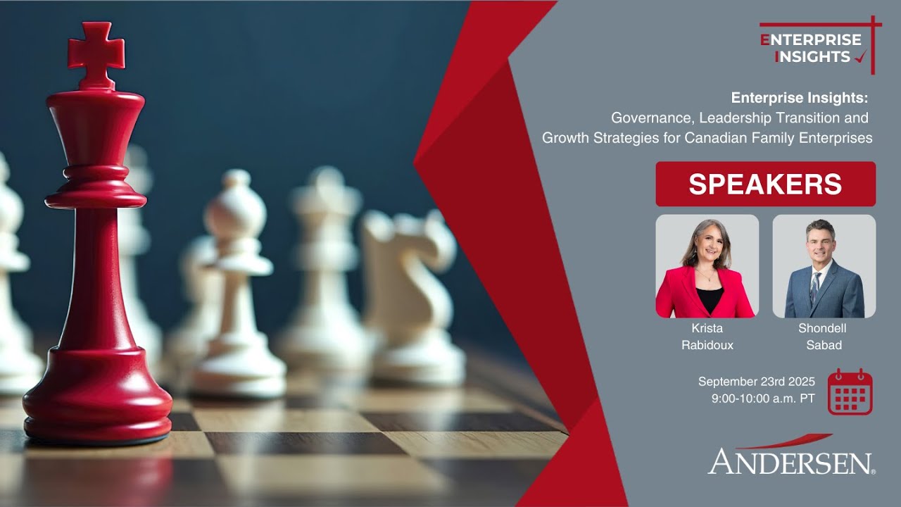 Webinar Replay - Enterprise Insights - Governance, Leadership Transition and Growth Strategies
