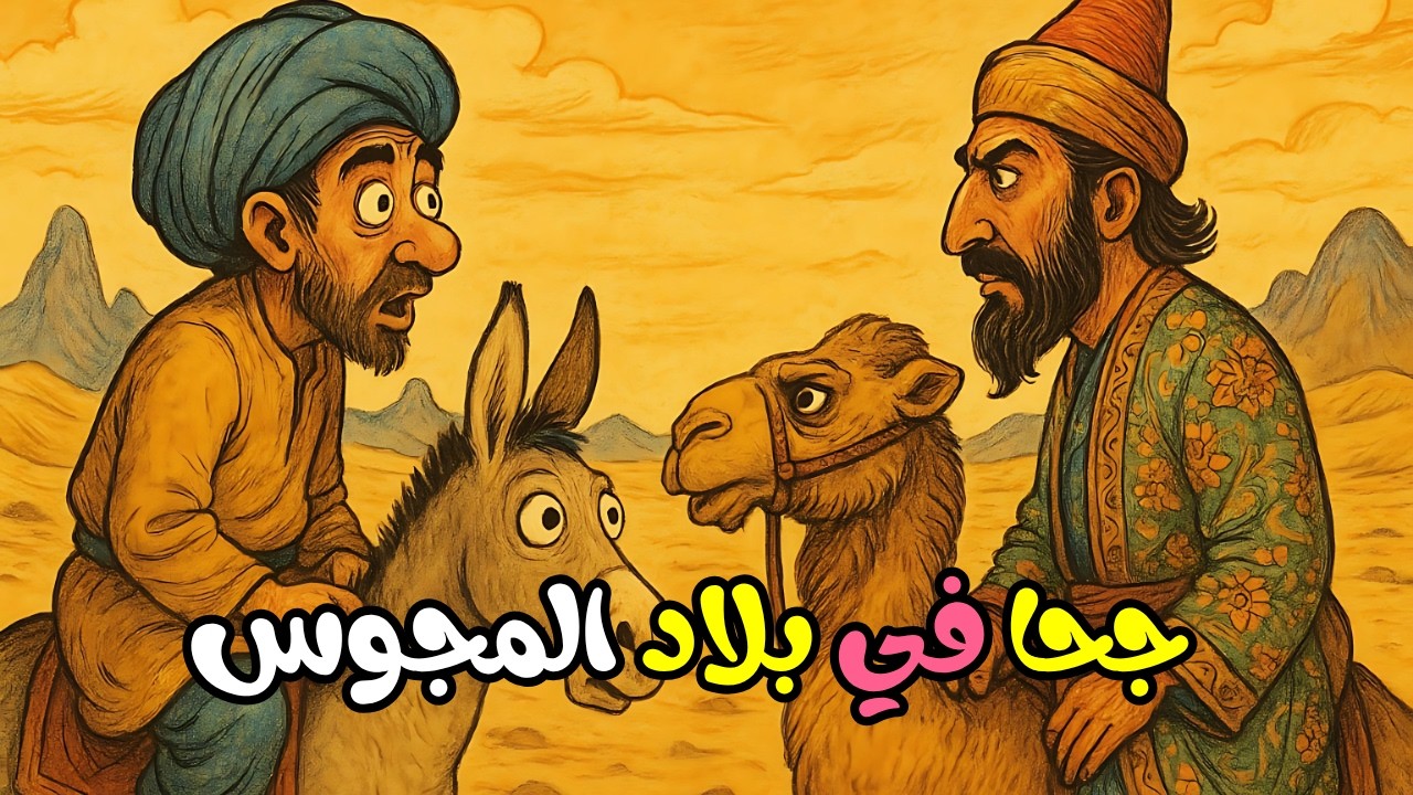 #قصة_جحا فى بلاد المجوس من حواديت زمان - ذكاء جحا - قصة مشوقة و مسلية