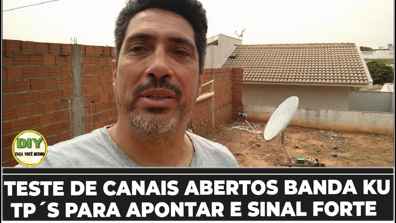 CANAIS ABERTOS BANDA KU 65W FAZENDO TESTES