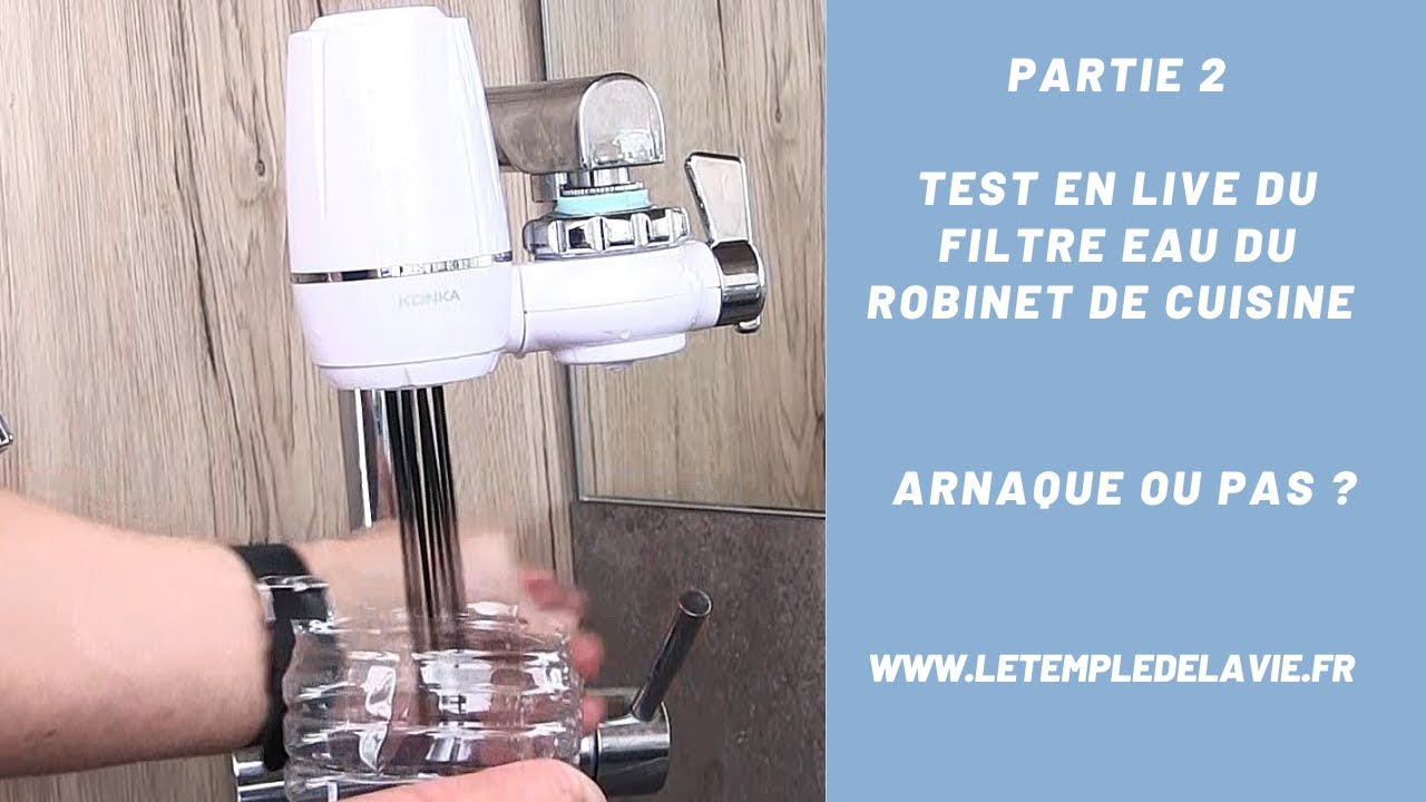 💧 Filtre eau robinet de cuisine