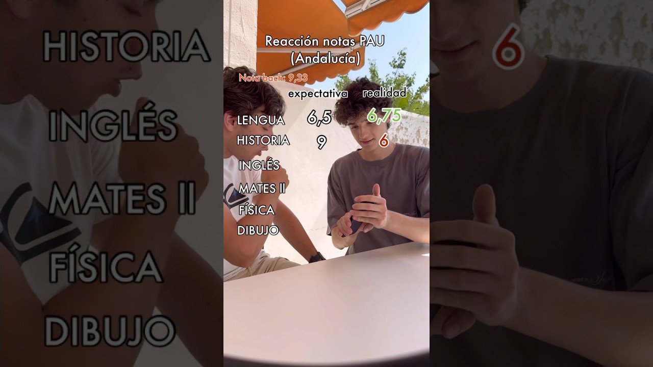 Reaccionando notas de selectividad parte 2