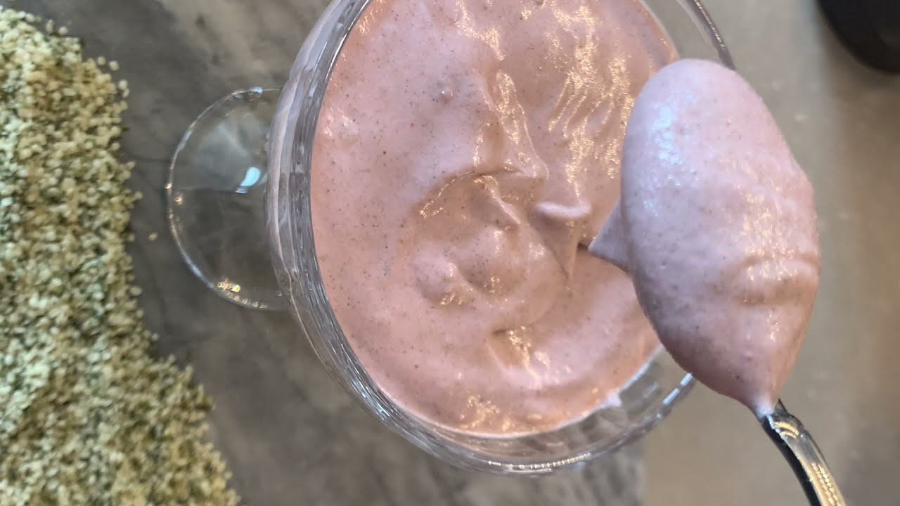 creme déjeuner santé aux graines de chanvre chanvre, sans gluten et sans lait