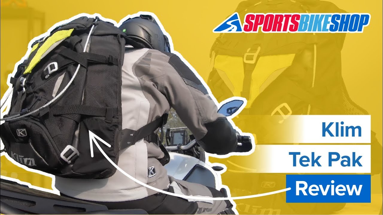 Обзор мотоциклетного рюкзака Klim Tek Pak &mdash; Sportsbikeshop
