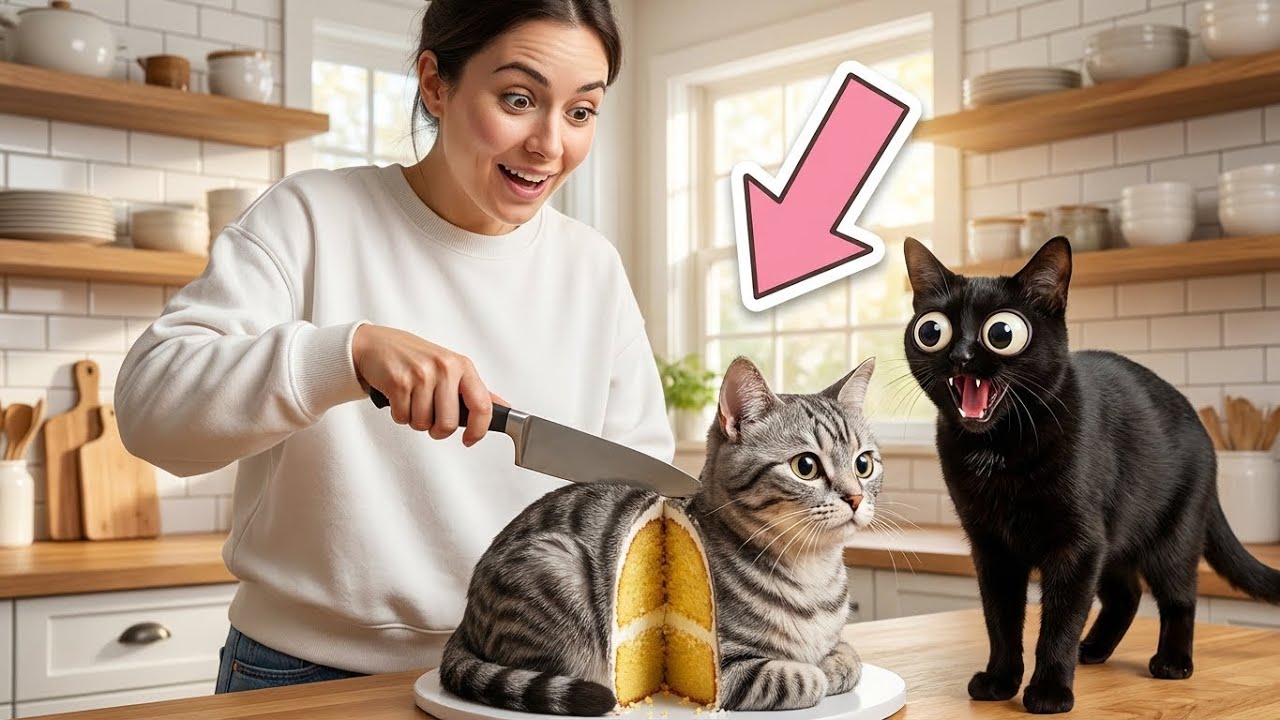 🙀 Cat and Dog Reaction to Cutting Cake 🐶 Cake cut in front of Cats and Dogs Prank Compilation #cat