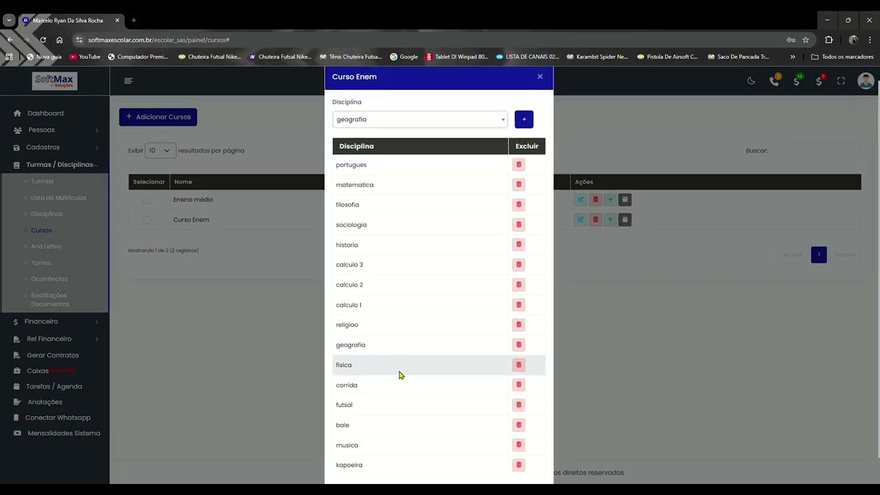 Gestor Escolar SoftMax - Guia de Introdução à Administração