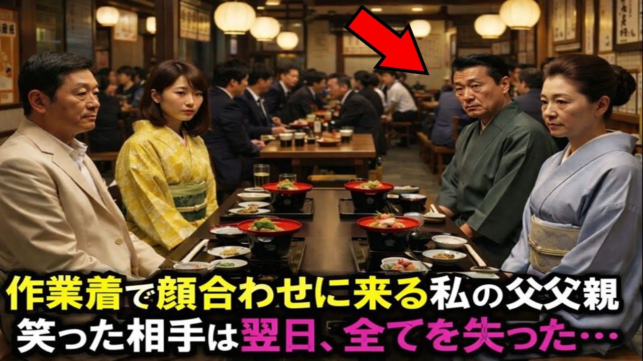 「油臭いですよw」作業着で顔合わせに来た父――笑った相手が、翌日すべてを失うことになるとは…
