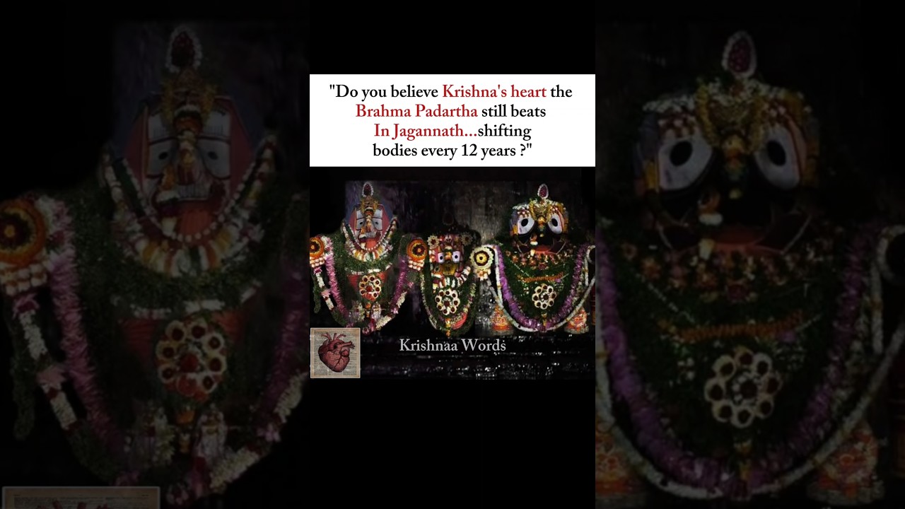 The Secret of Jagannath: Krishna&rsquo;s Heart Still Alive? #hindutemple #spiritualhealing