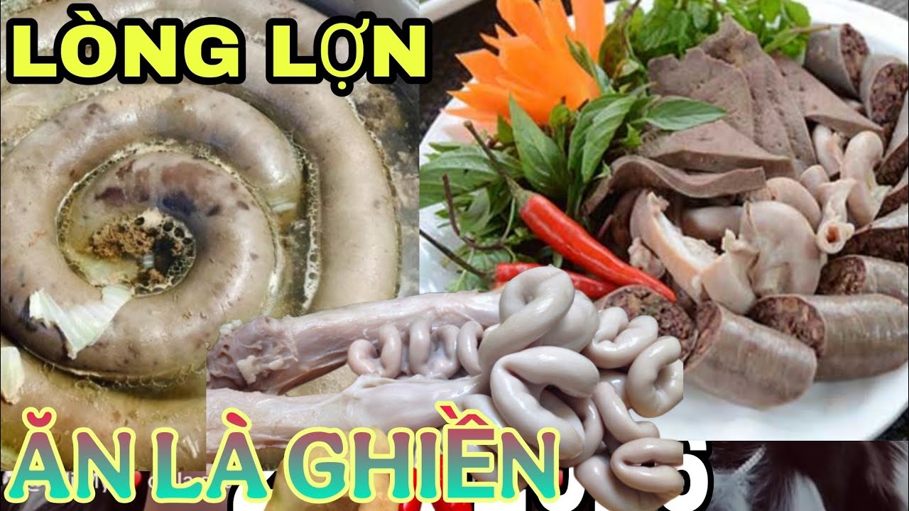 LÒNG LỢN LUỘC,ĂN RẤT NGON,GIÒN SẦN SẬT.