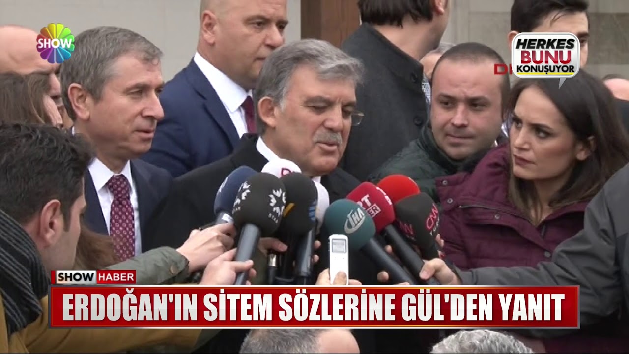 Erdoğan'ın sitem sözlerine Gül'den yanıt