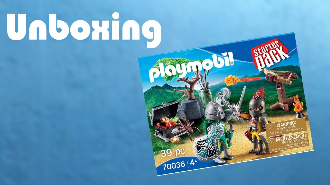 Playmobil 70036 Batalla por el tesoro |Unboxing | Review| Starter Pack | Knights