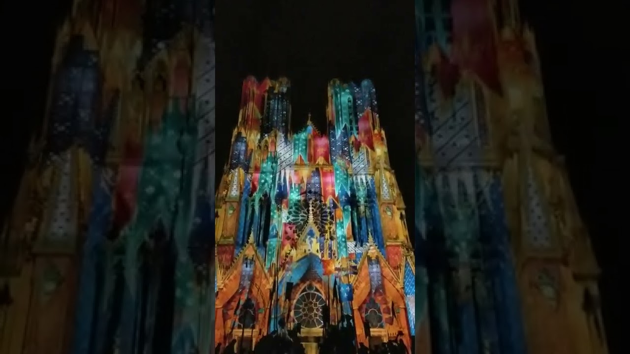 Reims Cathedral Light Show