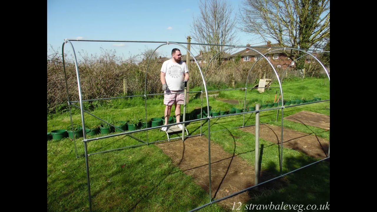 Putting Up A Polytunnel So It Will Not Budge.