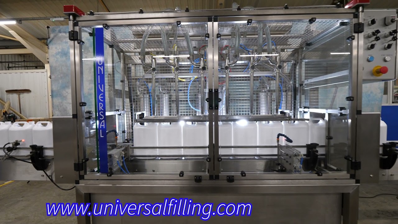 Posimatic EV5000 6 head liquid filling machine