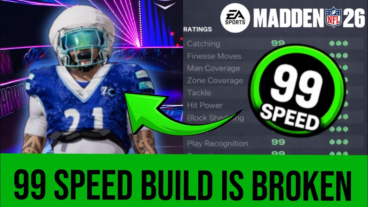 99 SPEED BUILD is GAME BREAKING in Madden 26 Superstar Showdown