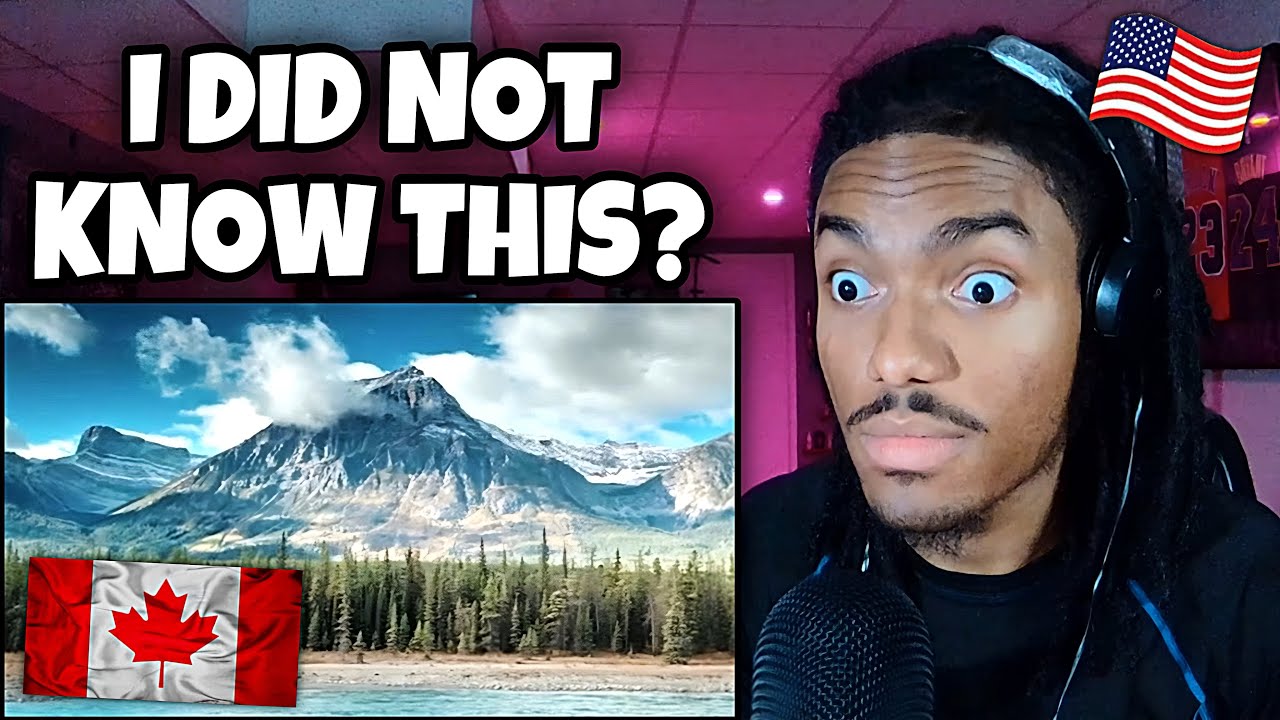 AMERICAN REACTS To Amazing Places to Visit in Canada
