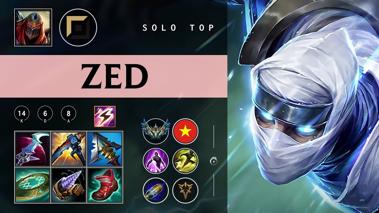 Zed Top vs Tahm Kench - VN Challenger Patch 26.02