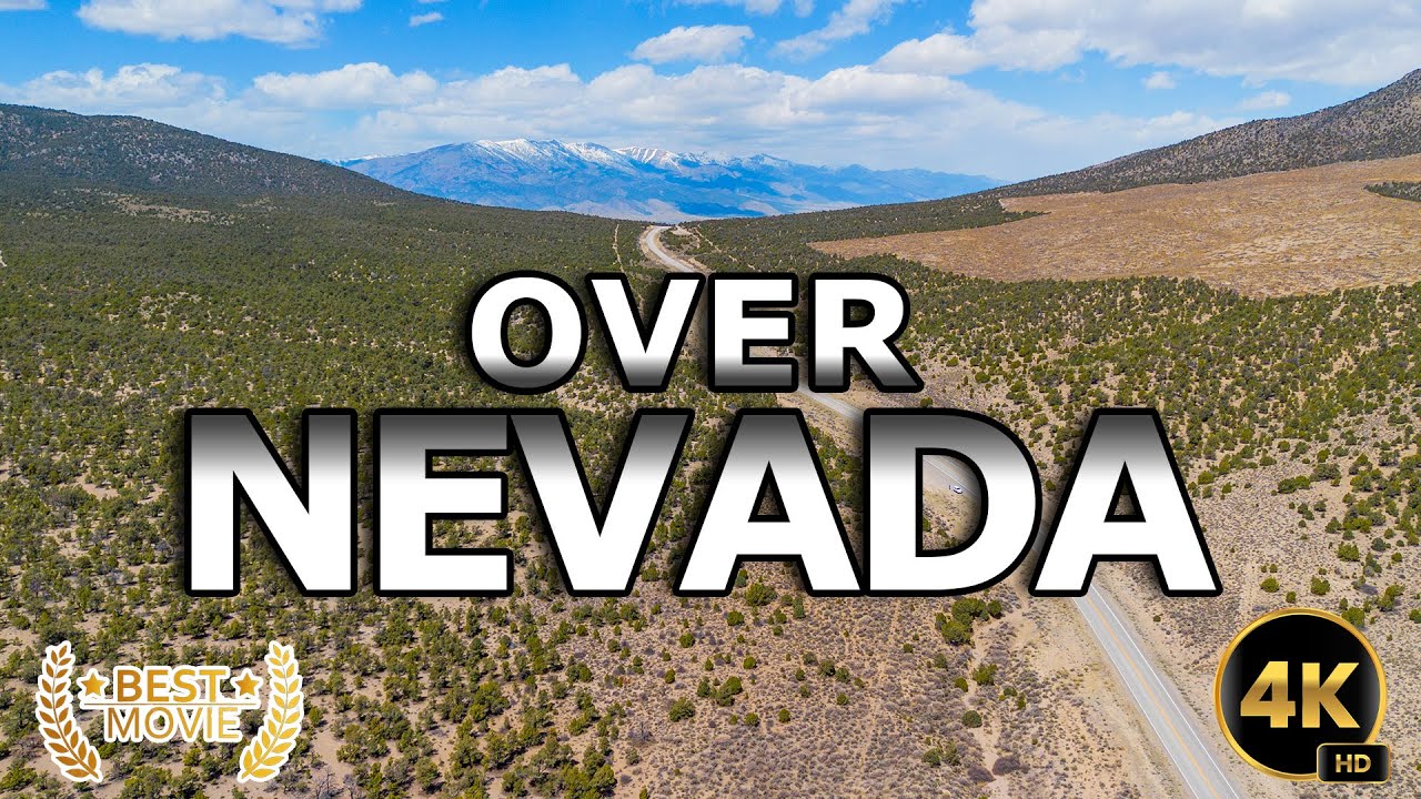 (4K) Nevada From Above | The Most Beautiful & HIDDEN Places in Nevada | Travel Video