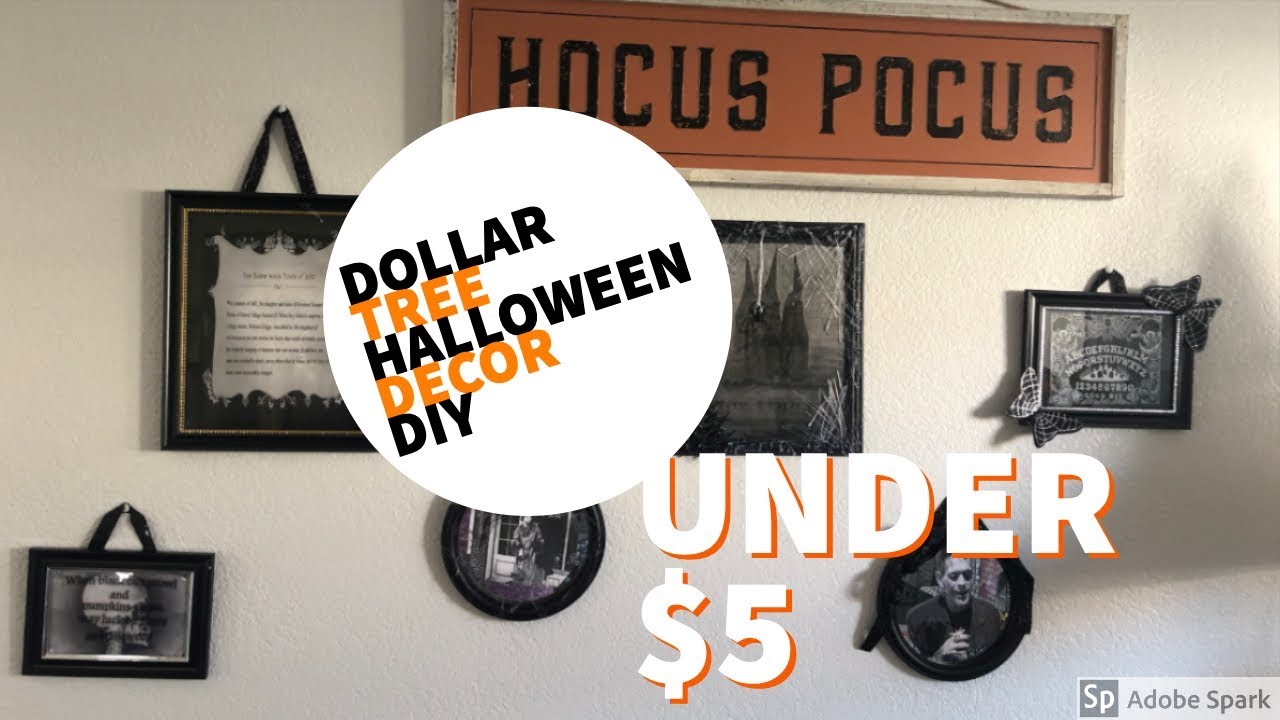 DIY EASY HALLOWEEN FRAMES